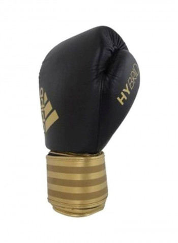 Pair Of Hybrid 200 Boxing Gloves - Black/Gold 46-55kg