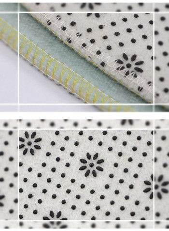 Printed Round Floor Mat Multicolour 100x100cm