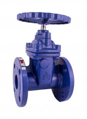 Handwheel Operated Gate Valve Blue/Silver 2.5inch
