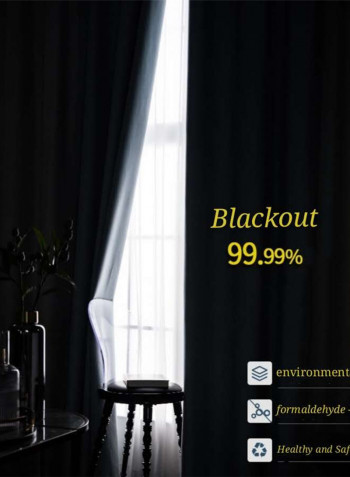Full Blackout Curtains For Bedroom Brown 300x270cm