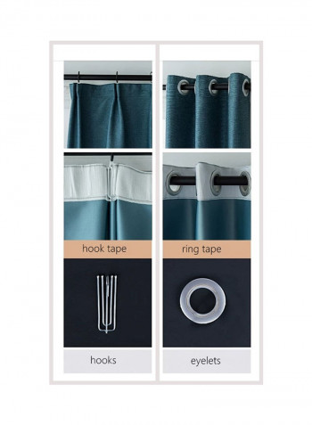Full Blackout Curtains For Bedroom Brown 300x270cm