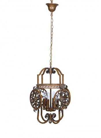 Heart Patches Chandelier Gold/Black/White 500x600millimeter