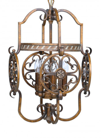 Heart Patches Chandelier Gold/Black/White 500x600millimeter
