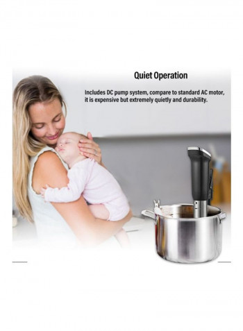 Slow Cooker 6L H32325-US Black/Silver