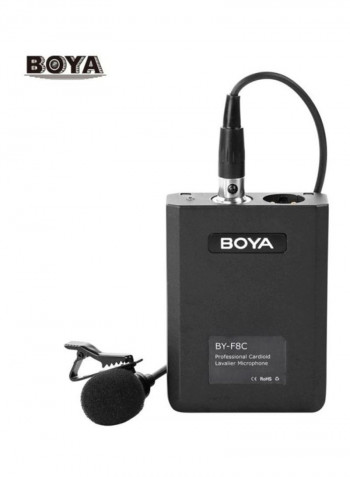 Cardioid Lavalier Condenser Microphone D52451 Black/Grey