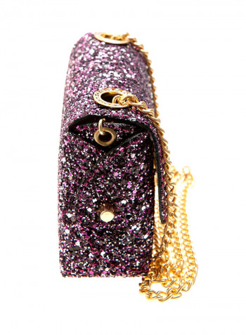 Glitter Shoulder Bag Pink