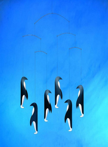 Penguin In Tails Hanging Nursery Mobile