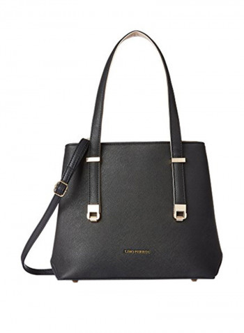 Polyester Blend Shoulder Bag Black