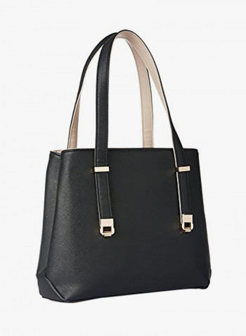 Polyester Blend Shoulder Bag Black