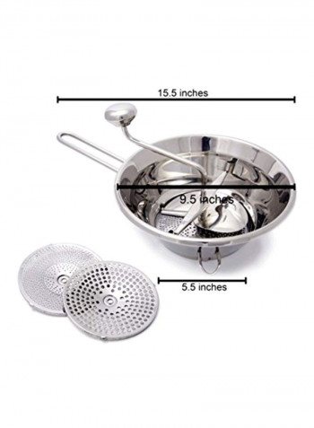 Food Mill Silver 24centimeter