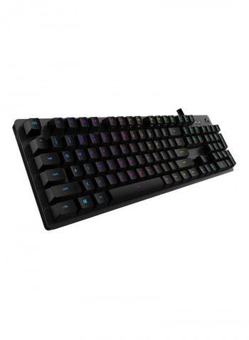 G512 CARBON LIGHTSYNC RGB Mechanical Gaming Keyboard with GX Brown switches Tactile Black