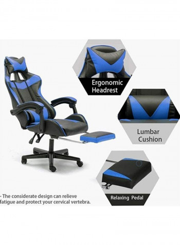 Office Gaming Chair Black/Blue 83 x 33 x 58cm