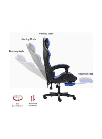 Office Gaming Chair Black/Blue 83 x 33 x 58cm