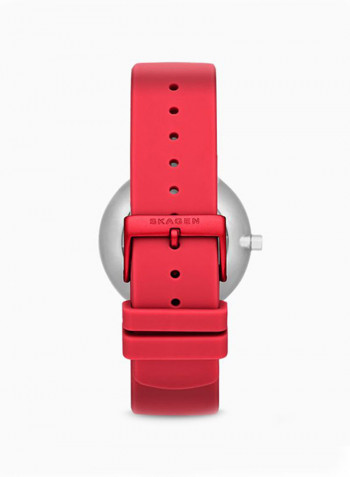 Men's Aaren Analog Silicone Wrist Watch SKW1120