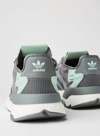 Nite Jogger Shoes Grey Five/Grey Two/Blush Green
