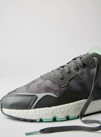 Nite Jogger Shoes Grey Five/Grey Two/Blush Green