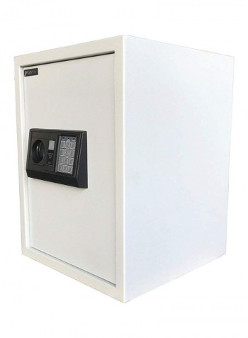 Electronic Digital Safe Box Off White 50x35x30centimeter