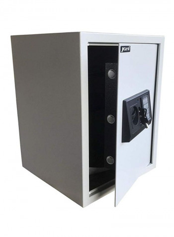 Electronic Digital Safe Box Off White 50x35x30centimeter