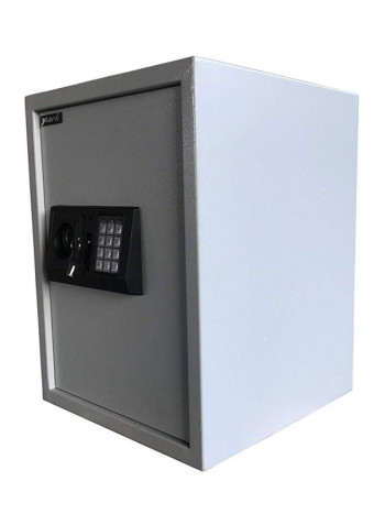 Electronic Digital Safe Box Off White 50x35x30centimeter