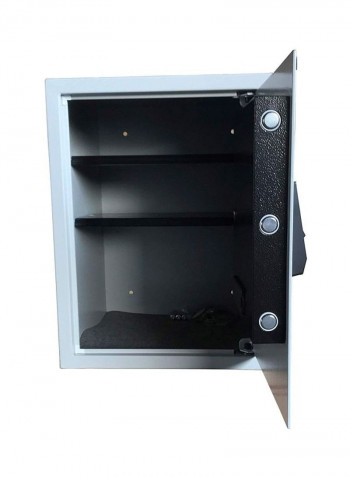 Electronic Digital Safe Box Off White 50x35x30centimeter