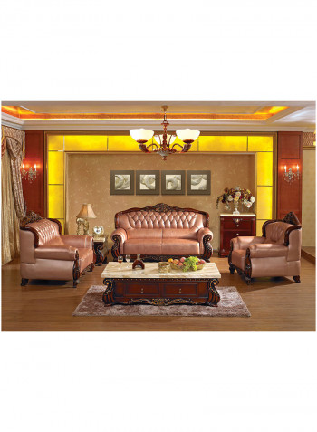 4 Panels Golden Sand Patterns 3D Wall Art Gold/Brown 8.82kg