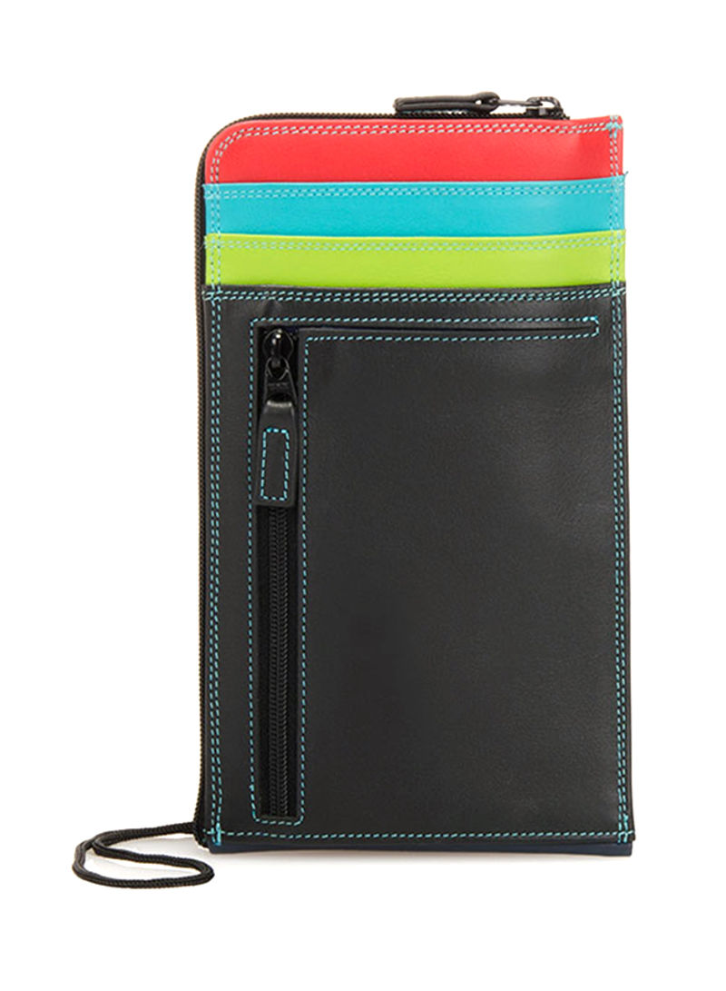 Neck Wallet With Lanyard Black/Pace
