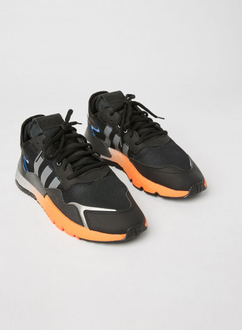 Nite Jogger Sneakers Core Black/Black Silver/Solar Red
