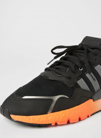 Nite Jogger Sneakers Core Black/Black Silver/Solar Red