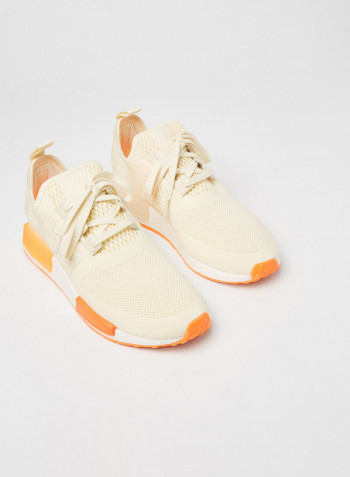 NMD_R1 Sneakers Cream White/Cream White/Screaming Orange