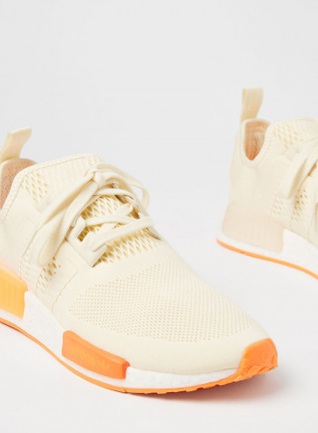 NMD_R1 Sneakers Cream White/Cream White/Screaming Orange