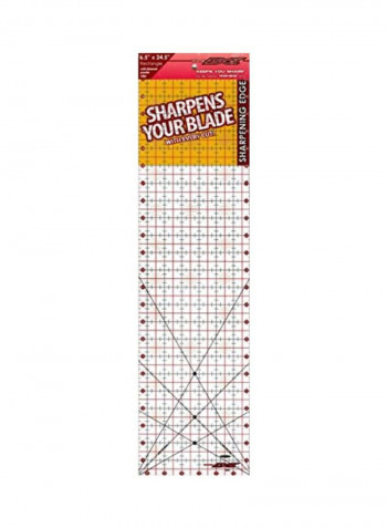 The Cutting Edge Ruler Clear