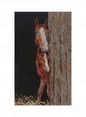 Counted Cross Stitch Kit Brown/Red/White reviews Counted Cross Stitch Kit Brown/Red/White