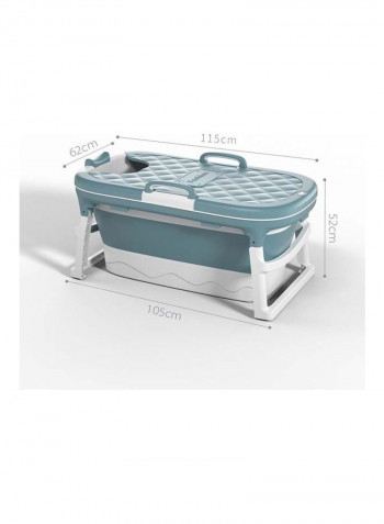 Children Folding Bathtub Multicolour 120x63x23cm