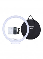 LED Video Ring Light 53x50x2.7centimeter White/Black