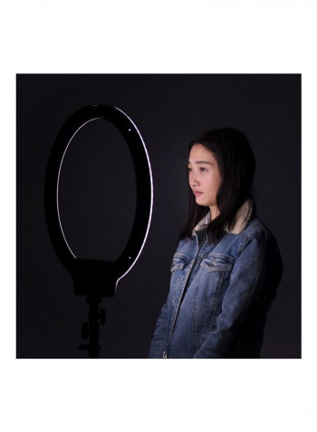 LED Video Ring Light 53x50x2.7centimeter White/Black