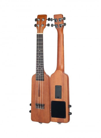 Creative Bottle Shape 23 Inch Solid Wood Okoume