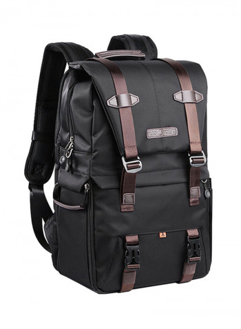 Photography Equipment Bag Black/Brown