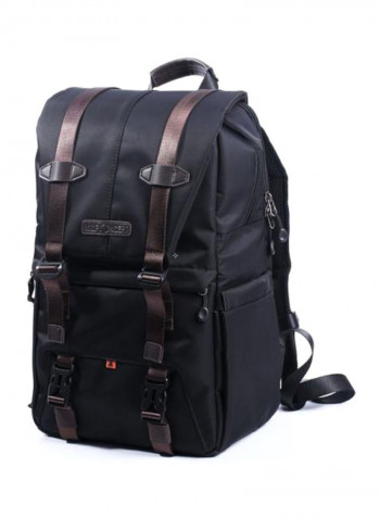 Photography Equipment Bag Black/Brown