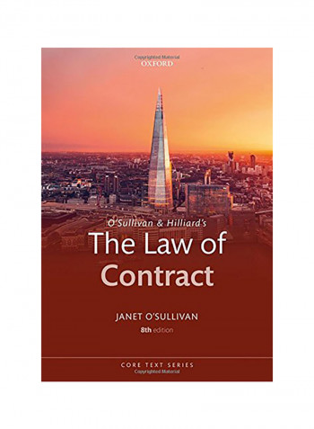 O'Sullivan & Hilliard'S The Law Of Contract Paperback