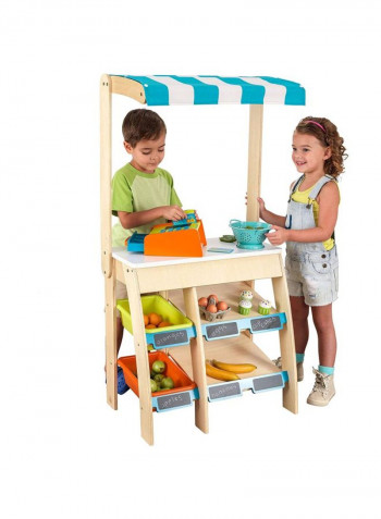 Grocery Marketplace Pretend Play 60.96x41.02x120.02cm