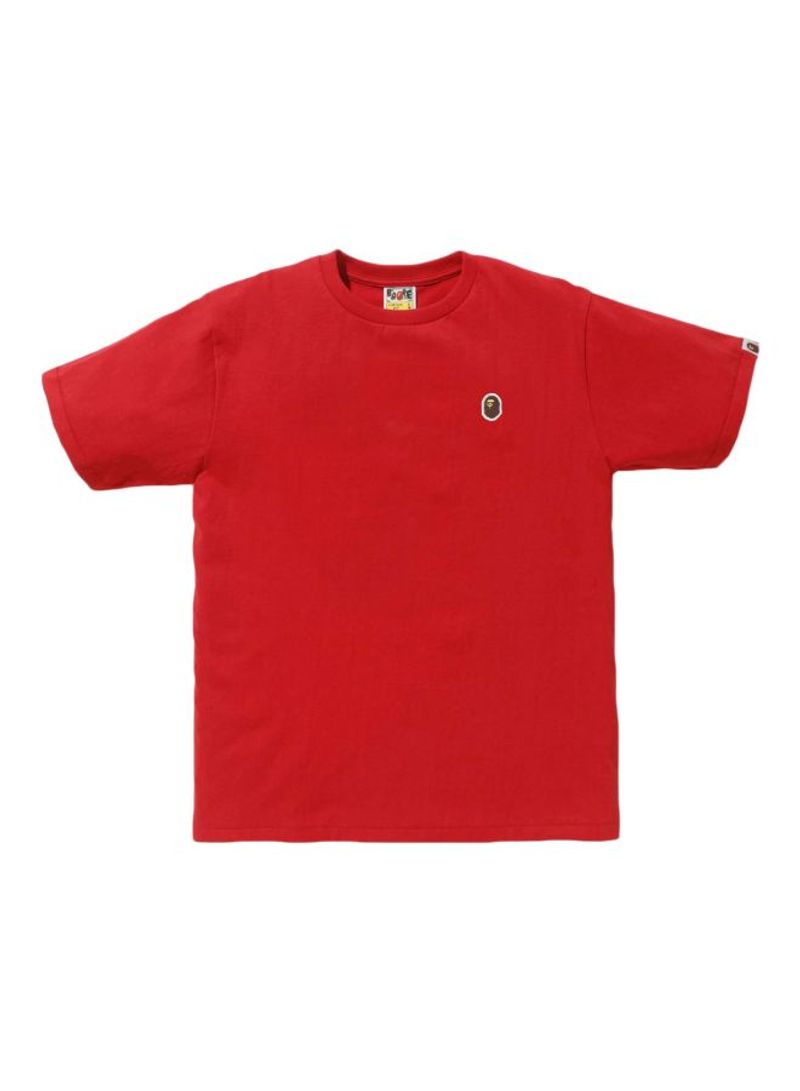 Cotton Short Sleeves T-shirt Red