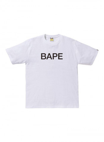 Abc Camo Box Printed T-shirt White/Black
