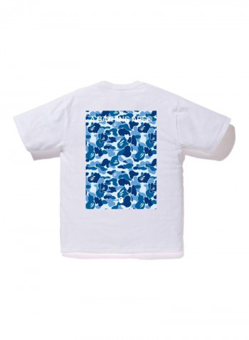 Abc Camo Box Printed T-shirt White/Black