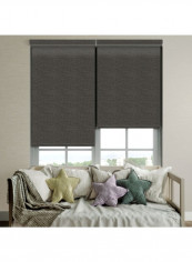 Single Comfort Roller Blackout Window Shade Grey 160x175cm