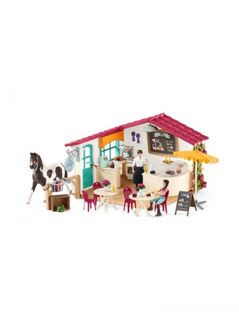 Horse Rider Café Playset 16.5x23.5x31cm