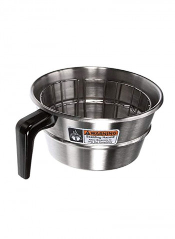 Wire Brew Basket Silver 13x13x7inch