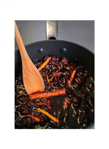 2-Piece Nonstick Saute Pan Black/Clear 5Quart
