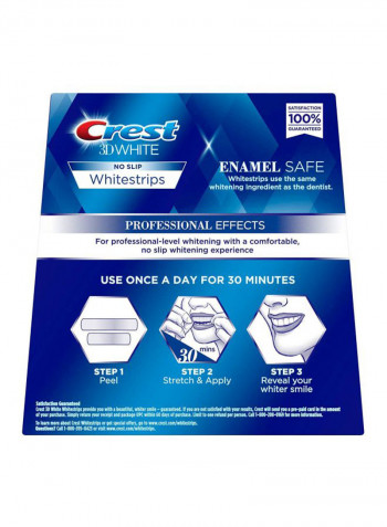 Pack Of 2 3D White Whitestrips Dental Whitening Strips White