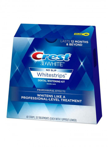 Pack Of 2 3D White Whitestrips Dental Whitening Strips White