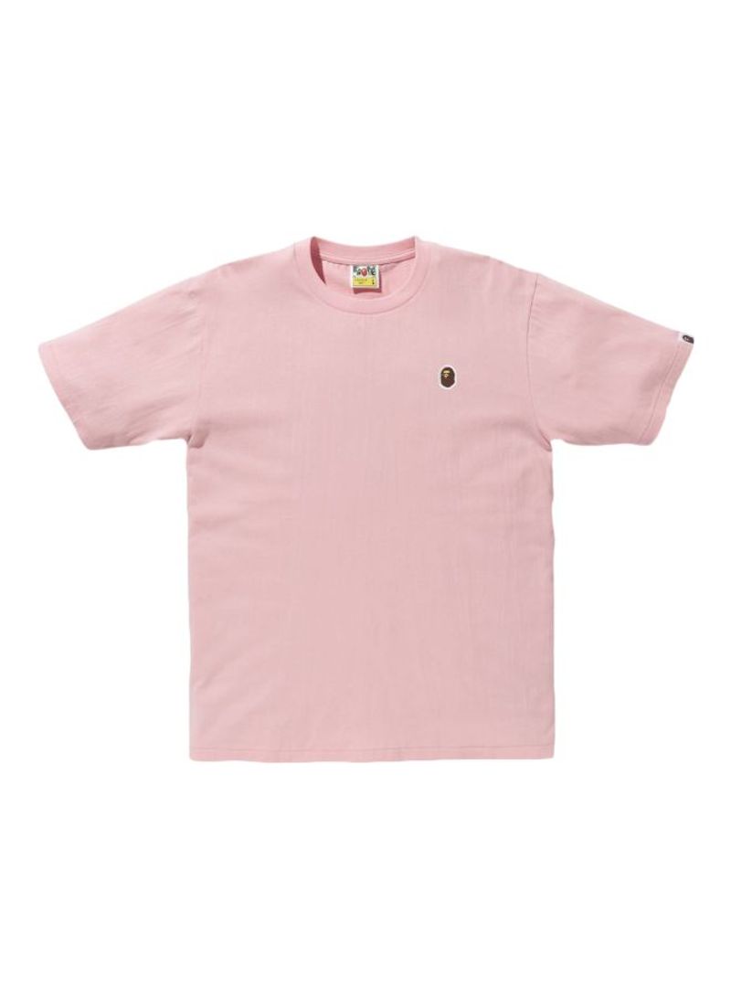 Cotton Short Sleeves T-shirt Pink